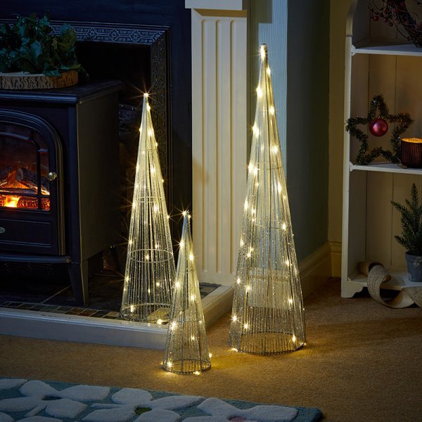 Three Kings Sparkly TreeBelisk 3 Pack