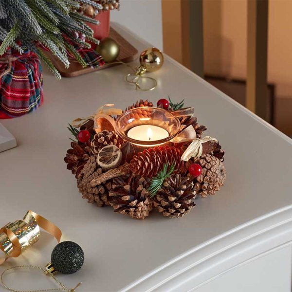 Three Kings WinterSpice Solo Candle Holder