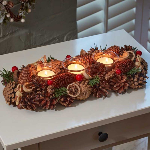 Three Kings WinterSpice Trio Candle Holder