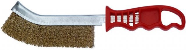 Jefferson Tools Jefferson Plastic Handle Coated Wire Brush