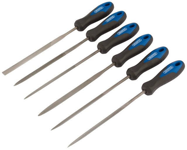 Draper Draper Soft Grip Needle File Set 140mm 6 Piece