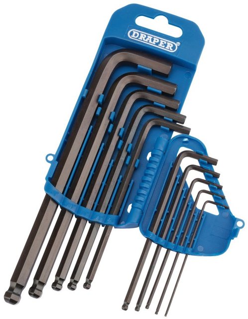 Draper Draper Imperial Hexagonal & Ball End Hex Key Set 10 Piece