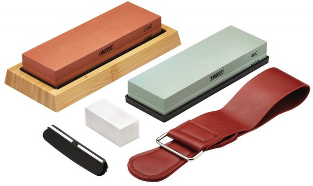 Draper Draper Whetstone Sharpening Stone Set 400/1000/3000/8000 Grit