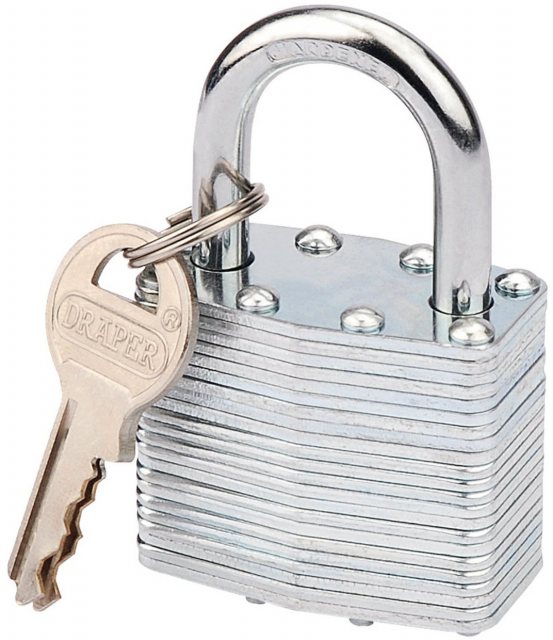 Draper Draper Laminated Steel Padlock