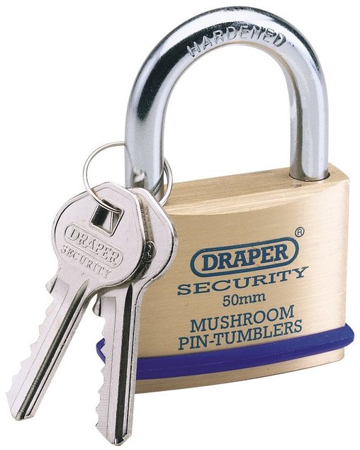 Draper Draper Solid Brass Padlock