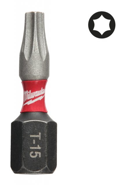 MILWAUKE Milwaukee Shockwave Screwdriver Bit 25mm 2 Pack
