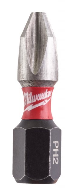 MILWAUKE Milwaukee Shockwave PH2 Screwdriver Bit Set 25mm 25 Pack