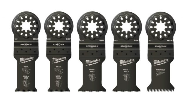 MILWAUKE Milwaukee OMT Wood & Metal Plunge Blade Set 5 Piece