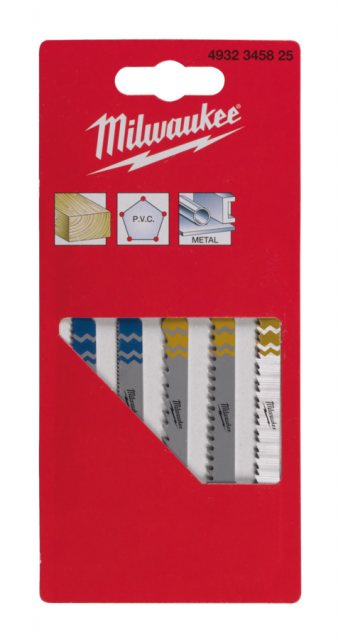 MILWAUKE Milwaukee Jigsaw Blade Set 5 Piece
