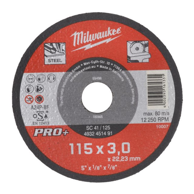 MILWAUKE Milwaukee Pro+ SC41 Cutting Disc