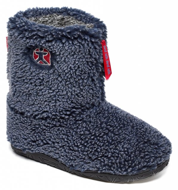 Bedroom Athletics Gosling Sherpa Slipper Boot Washed Peacoat Navy