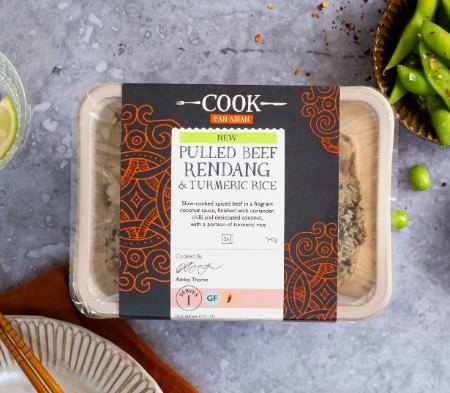 Cook Frozen Pulled Beef Rendang Ready Meal For 1