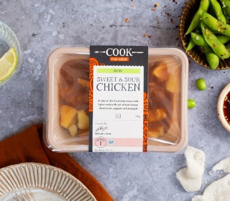 Cook Frozen Sweet & Sour Chicken Ready Meal For 1