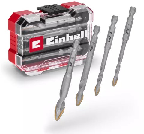 Einhell Einhell Tile Drill Bit Set 4 Piece