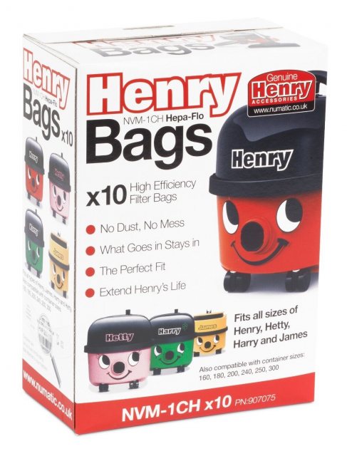 NUMATIC Numatic Henry Vacuum Bag 9L 10 Pack