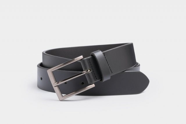 Ibex Leather Harness Belt Black 35mm