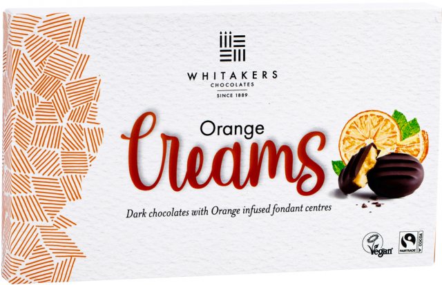 Whitakers Orange Creams 150g