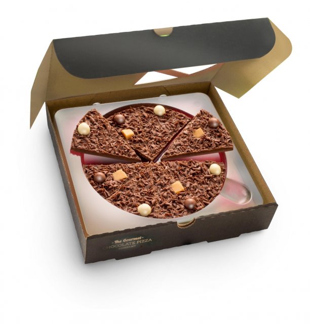 Gourmet Chocolate Pizza Co Heavenly Honeycomb Pizza Slice 50g