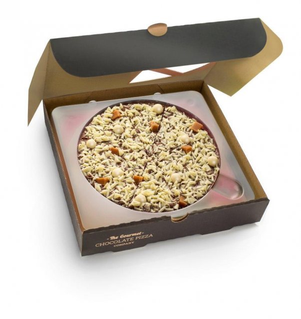 Gourmet Chocolate Pizza Co Salted Caramel Pizza Slice 50g
