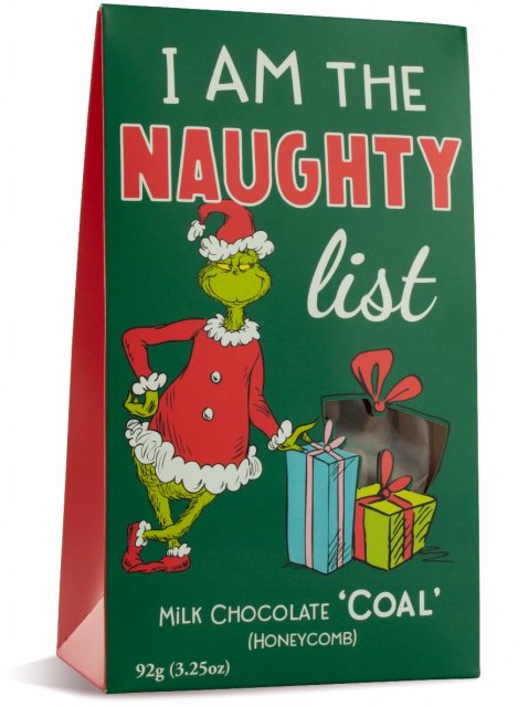 The Grinch Milk Chocolate Honeycomb Coal