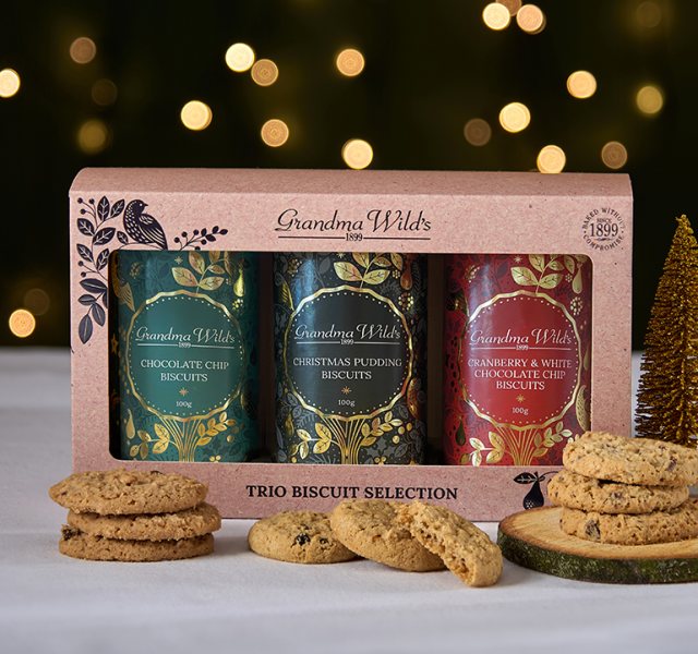 Grandma Wild's Partridge In A Pear Tree Biscuits 300g