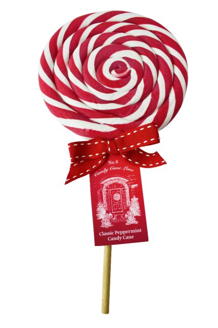 Red & White Spiral Lolly 55g