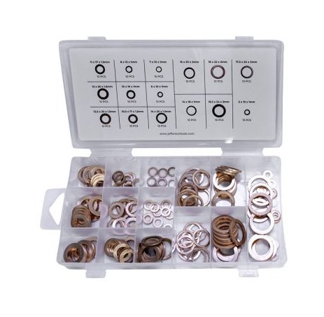 Jefferson Tools Jefferson Copper Washer Assortment 150 Piece