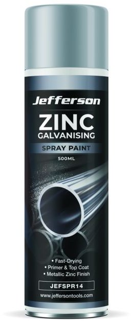 Jefferson Tools Jefferson Zinc Galvanising Spray 500ml