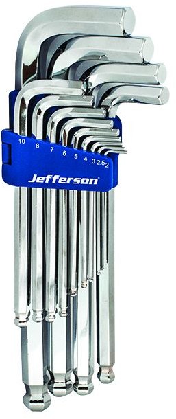Jefferson Tools Jefferson Jumbo Ball Hex Key Set 13 Piece