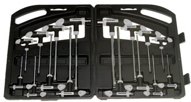 Jefferson Tools Jefferson T Handle Hex Key Set 16 Piece