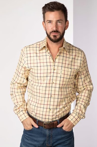 Rydale Ebberston Long Sleeved Shirt Sand