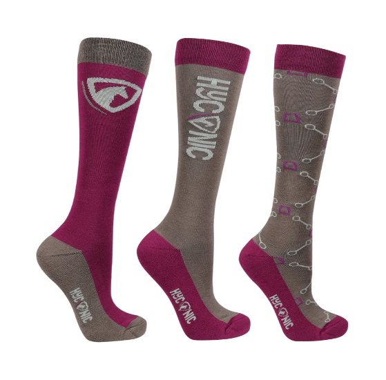 HY Equestrian Hy Equestrian HyConic Patterned Sock