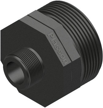 Plasson Plasson Threaded Reducing Nipple 1/4" To 1/2"