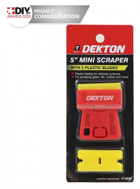 Dekton Mini Scraper With 5 Plastic Blades