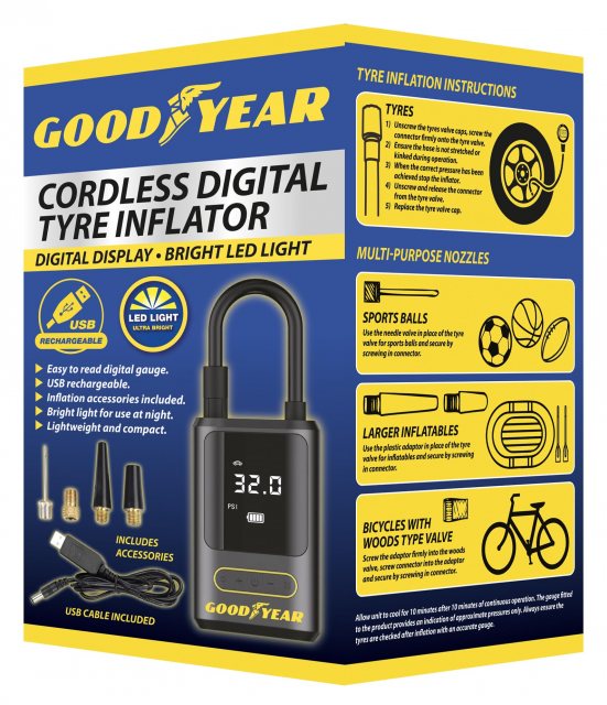 Goodyear Goodyear Cordless Tyre Inflator