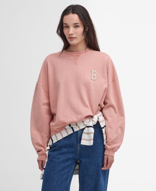 Barbour Barbour Elisha Sweatshirt Pink Blush