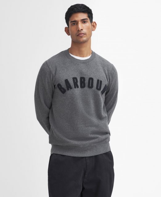 Barbour Barbour Prep Logo Crew Neck Sweatshirt Grey