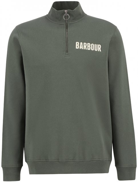 Barbour Barbour Cotes 1/2 Zip Sweatshirt Thyme