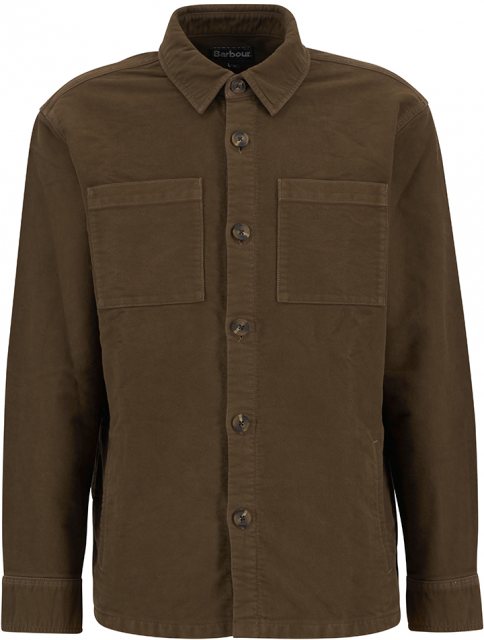 Barbour Barbour Moleskin Overshirt Dark Sand