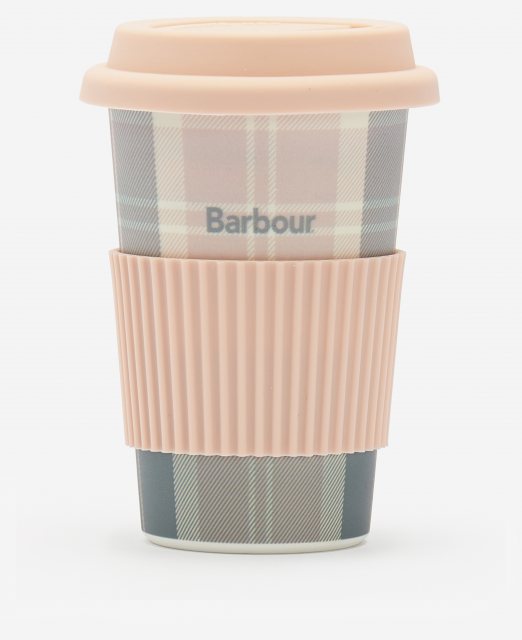 Barbour Barbour Tartan Travel Mug Pink/Grey