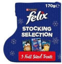 Felix  Felix Christmas Cat Treat Stocking 170g