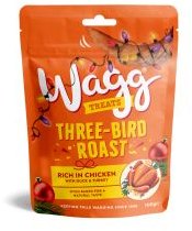 WAGG Wagg Three Bird Roast Dog Treats 100g