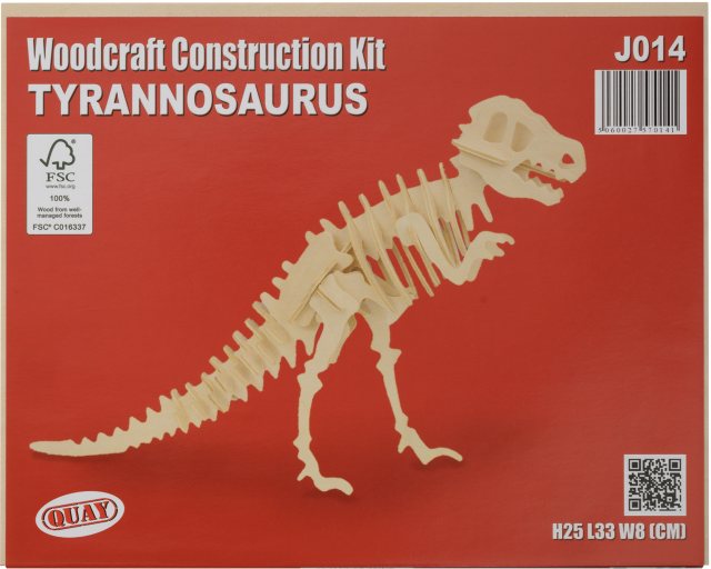 Quay Tyrannosaurus Wooden Craft Kit