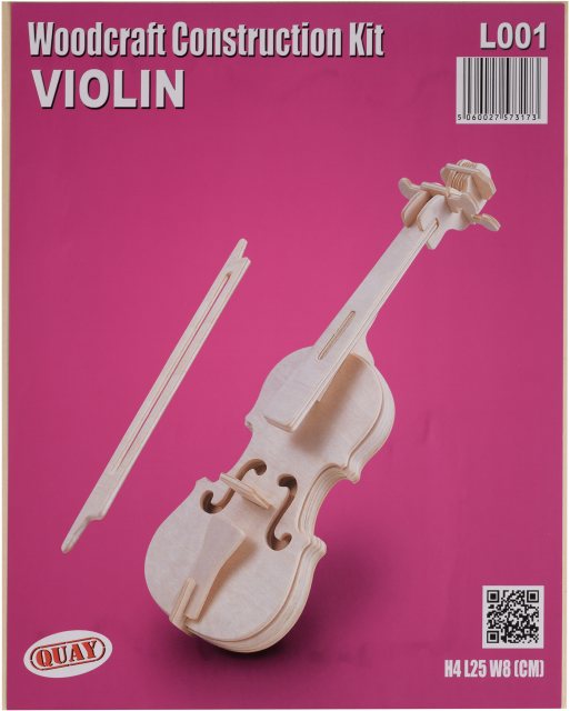 Quay Violin Wooden Craft Kit