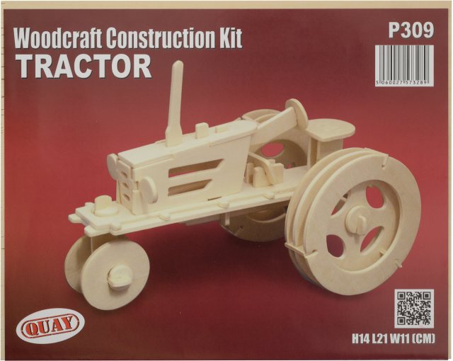 Quay Tractor Wooden Craft Kit
