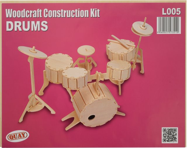 Quay Drums Wooden Craft Kit