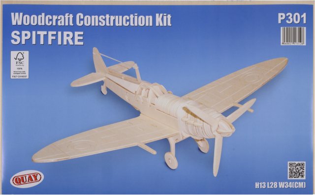 Quay Spitfire Wooden Craft Kit