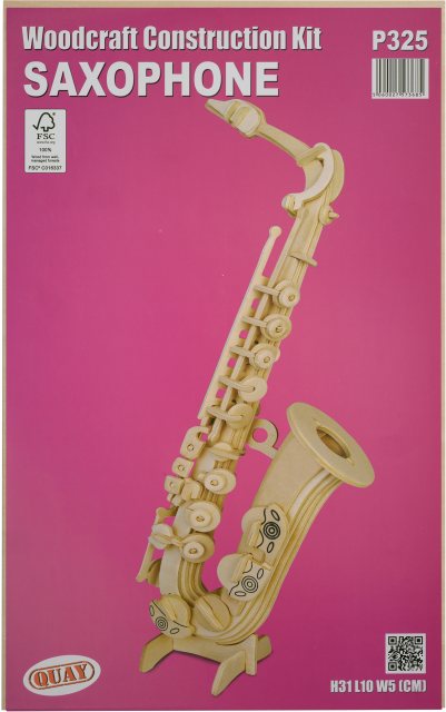 Quay Saxophone Wooden Craft Kit