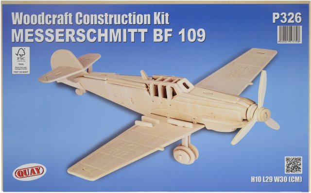 Quay Messerschmitt BF 109 Wooden Craft Kit