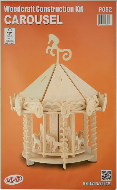Quay Carousel Wooden Craft Kit